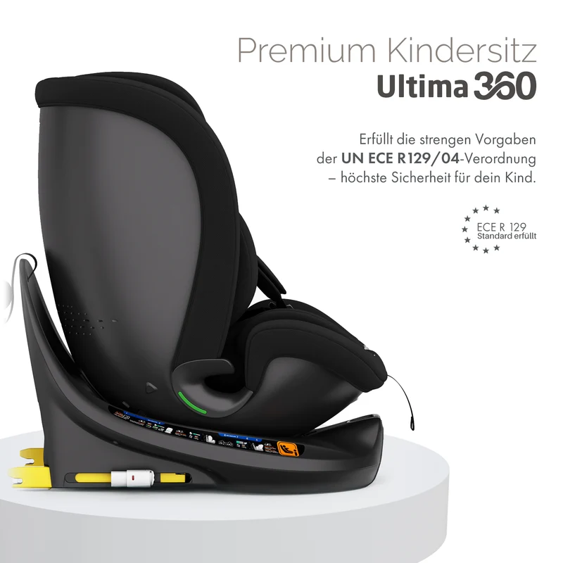 Kidimax® Ultima 360 i-Size Kindersitz 40–150cm (0–12 Jahre), drehbar, Isofix, Gruppe 0+/1/2/3 – verschiedene Farben