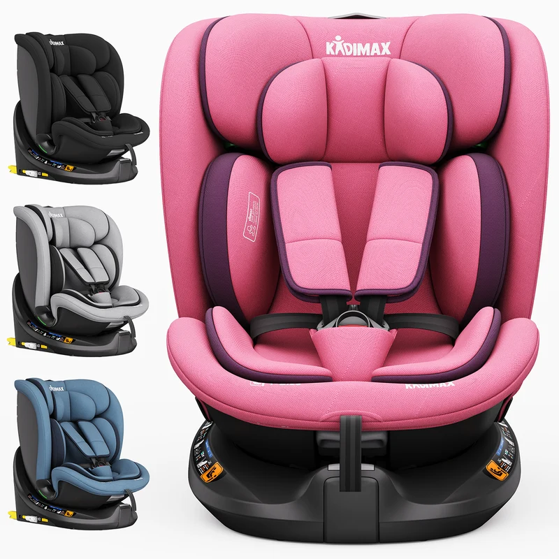 Kidimax® Ultima 360 i-Size Kindersitz 40–150cm (0–12 Jahre), drehbar, Isofix, Gruppe 0+/1/2/3 – verschiedene Farben