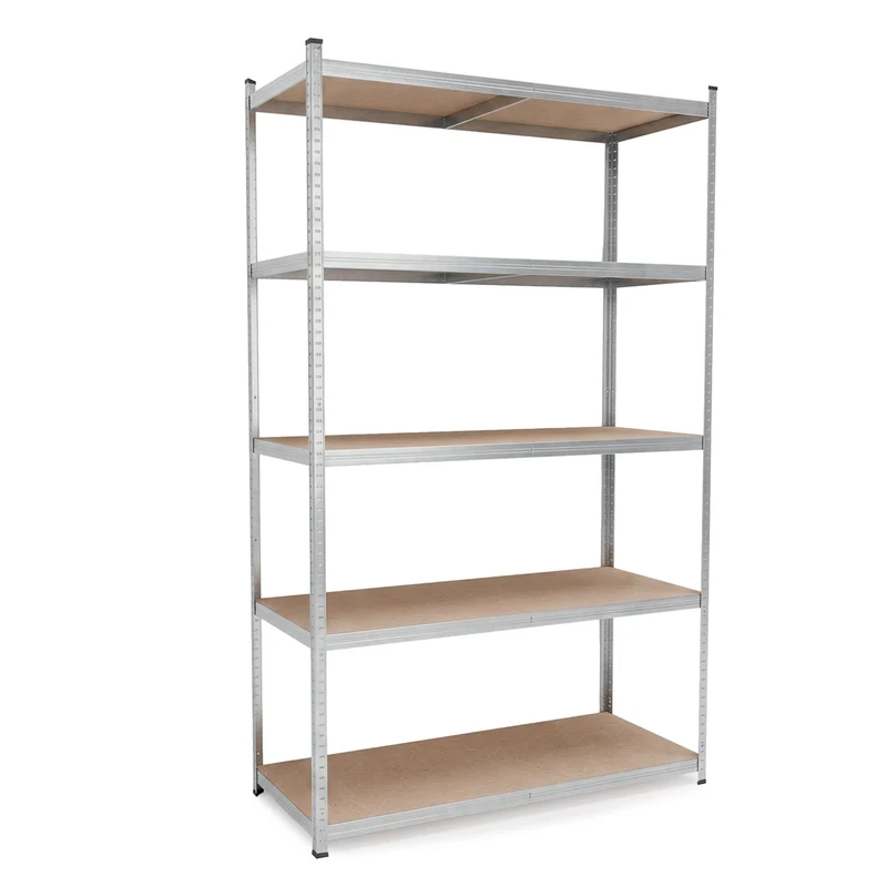 Belko® Schwerlastregal C225, 200x120x50 cm, 5 Böden, 180kg Tragkraft pro Boden, (Farbe wählbar) - Lagerregal, Steckregal