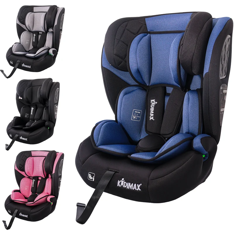 Kidimax® Kindersitz EasyFit 9–36 kg – Mitwachsender Autositz nach ECE R129/03, ohne Isofix
