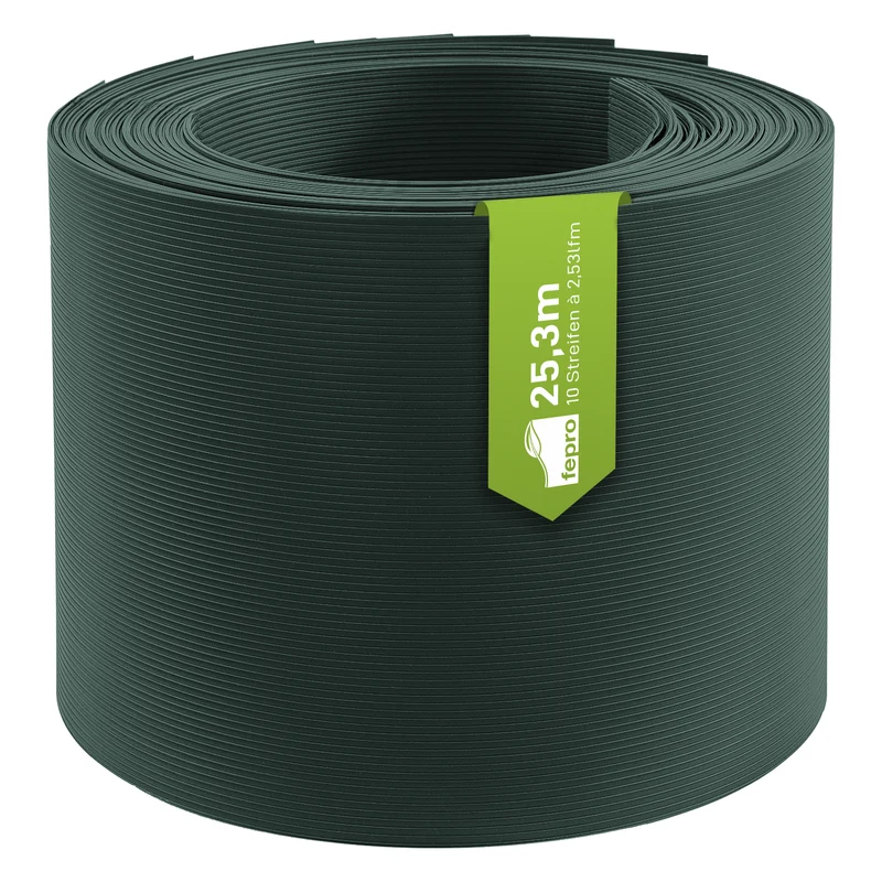 Fepro® Sichtschutzstreifen Grün RAL6005 10x 2,525m