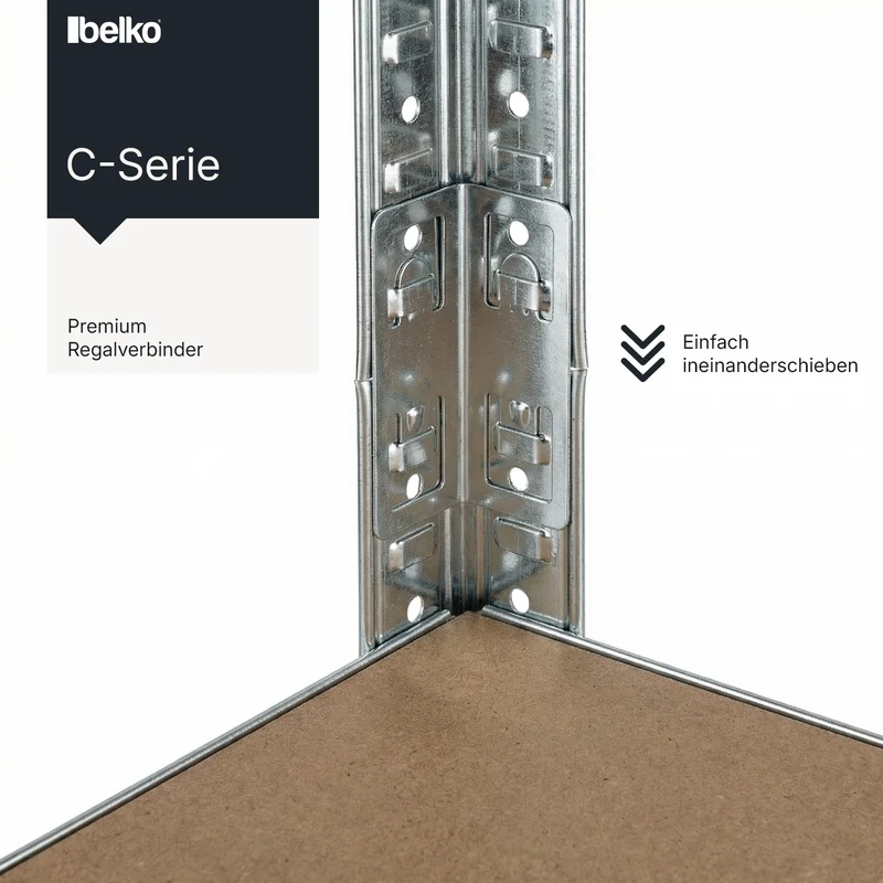 Verbindungsstück für Lagerregal C114 180x90x40 Steckverbinder