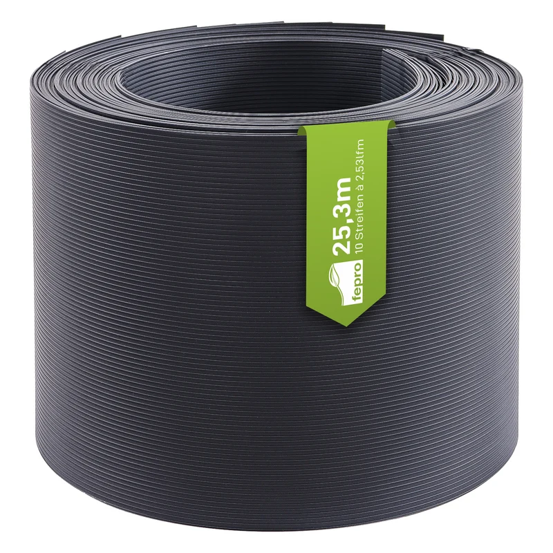 Fepro® Sichtschutzstreifen Anthrazit RAL7016 10x 2,525m