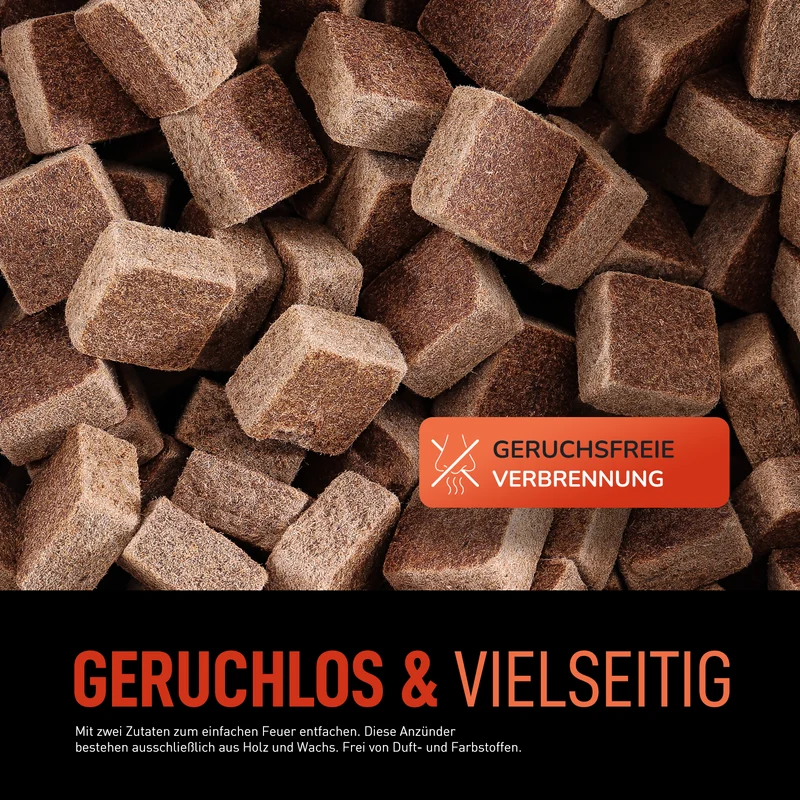 Flammingo® Anzündwürfel, braun, 7 kg Karton