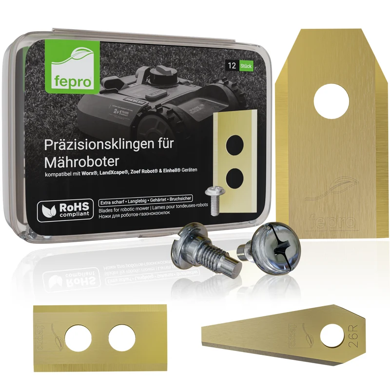 Fepro® Profi Ersatzmesser für Mähroboter