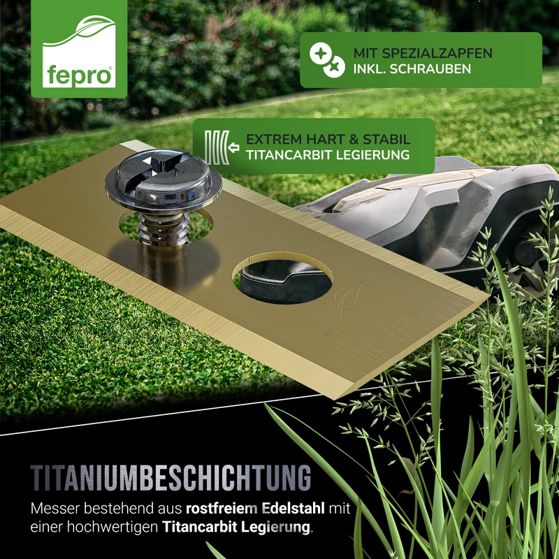 Fepro® Profi Ersatzmesser für Mähroboter