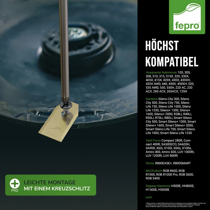 Fepro® Profi Ersatzmesser für Mähroboter