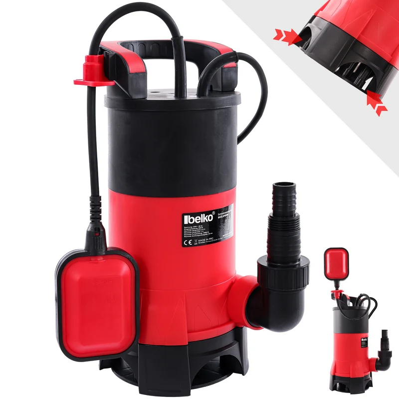 Belko® Schmutzwasserpumpe 850W 15000 l/h Tauchpumpe