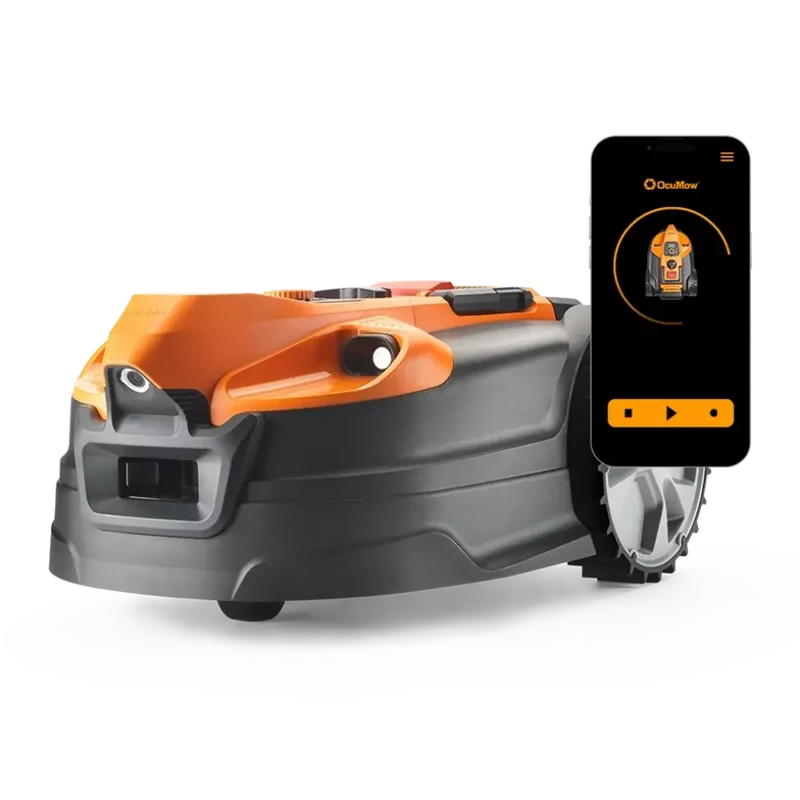 LawnMaster OcuMow® AMD18i-800 Plus | MX 24V Auto Charging Vision Robotic Lawnmower with App