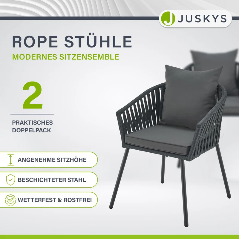 2er-Set Rope Stühle