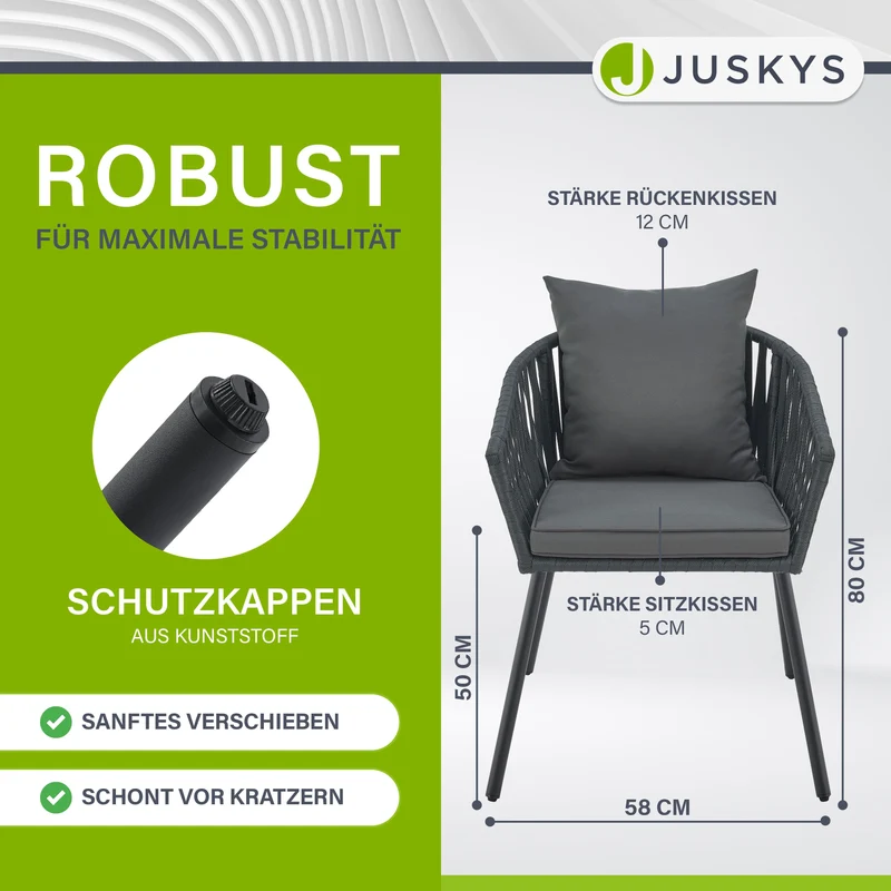2er-Set Rope Stühle