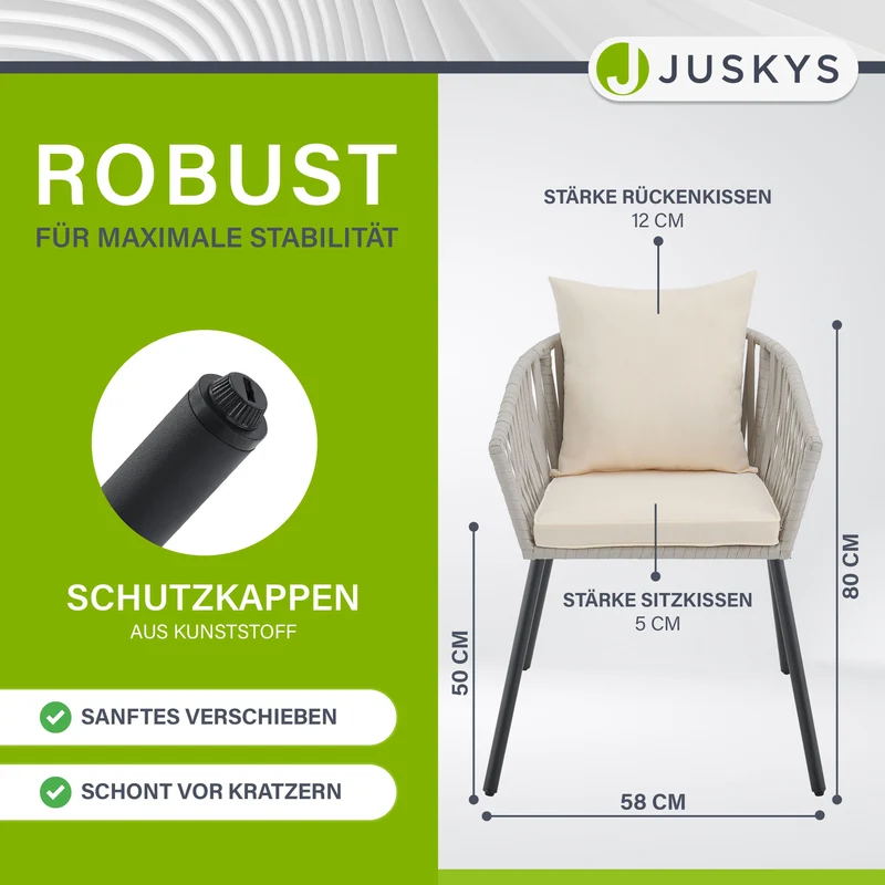 2er-Set Rope Stühle