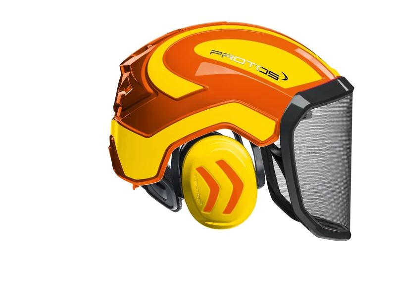 PROTOS® Integral Forsthelm - orange neongelb