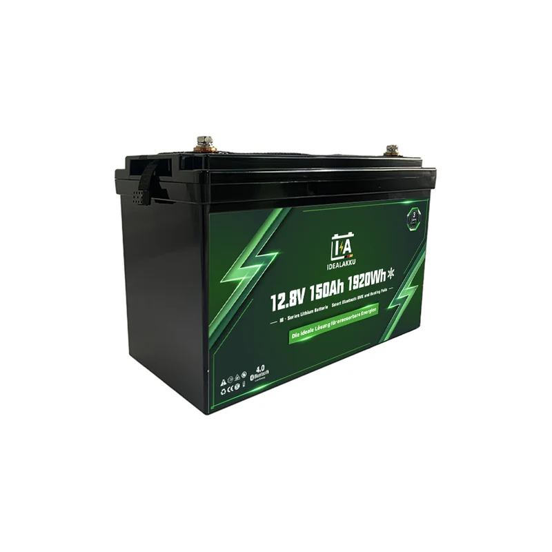 Batterie Lithium LiFePO4 12.8V 150Ah Idealakku IB-12-150H – Remplacement AGM Gel avec BMS & Bluetooth