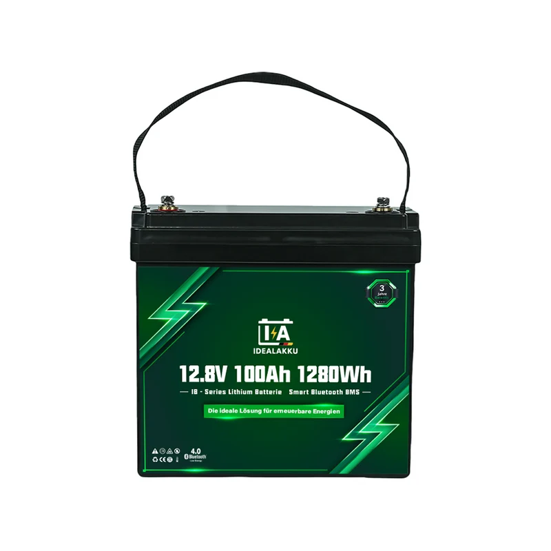 Batterie LiFePO4 IDEALAKKU IB-12-100-MINI 12.8V 100Ah