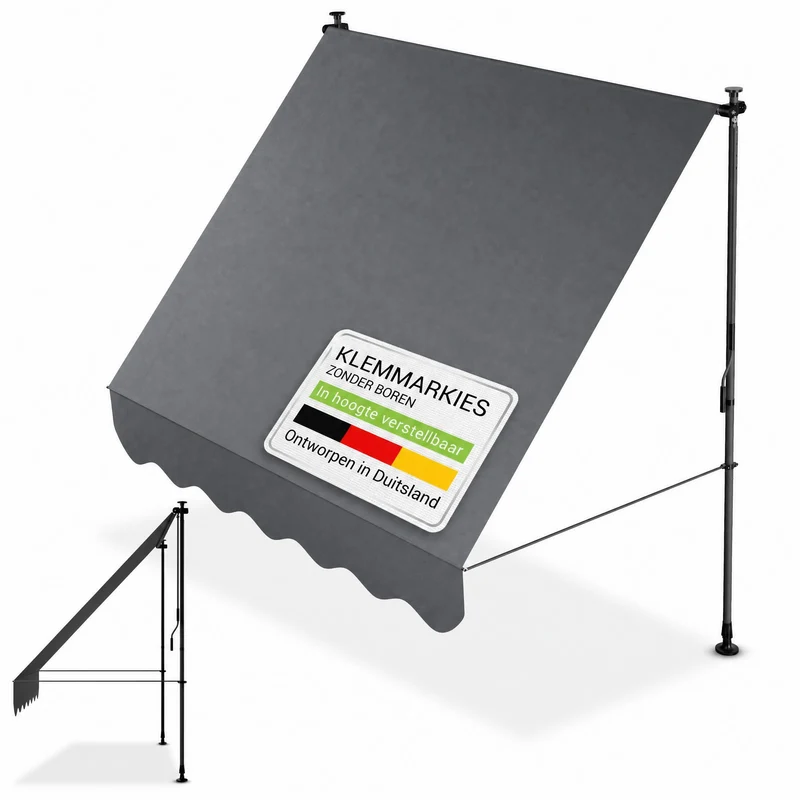 Klemmmarkise Kapstadt mit Handkurbel