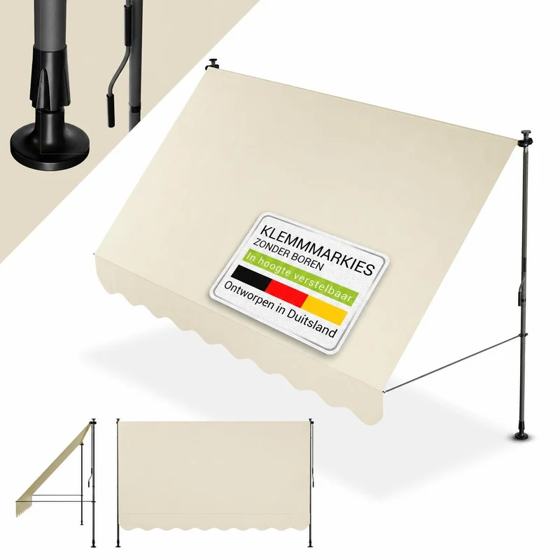 Klemmmarkise Kapstadt mit Handkurbel