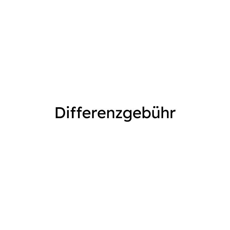 Differenzgebühr