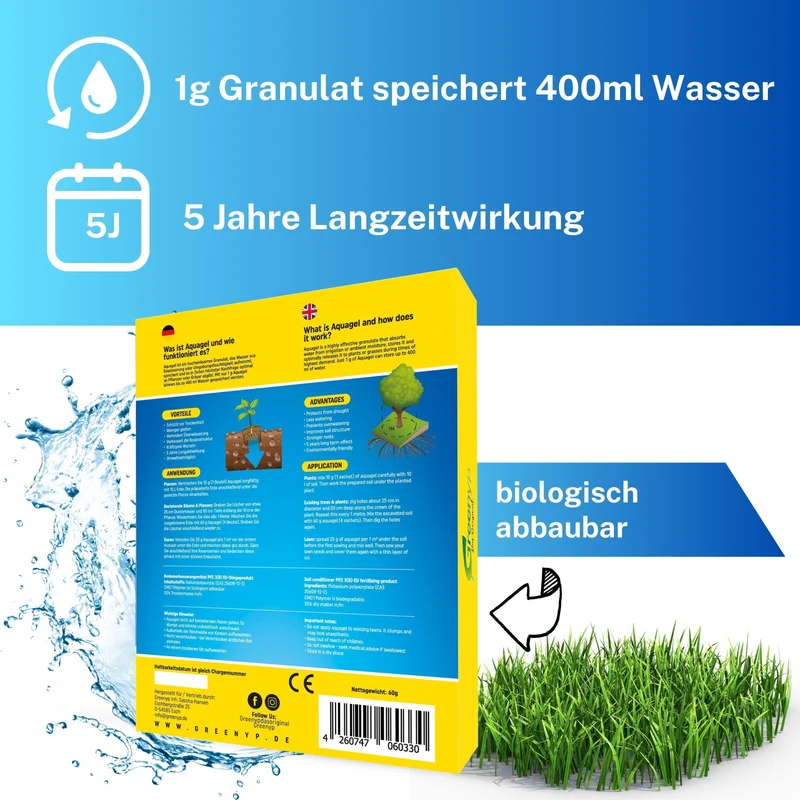Wasserspeicher Granulat