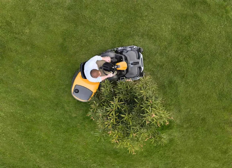 Stiga Frontmäher Park 500 WX mit Mähdeck Combi Pro 110 Q Plus