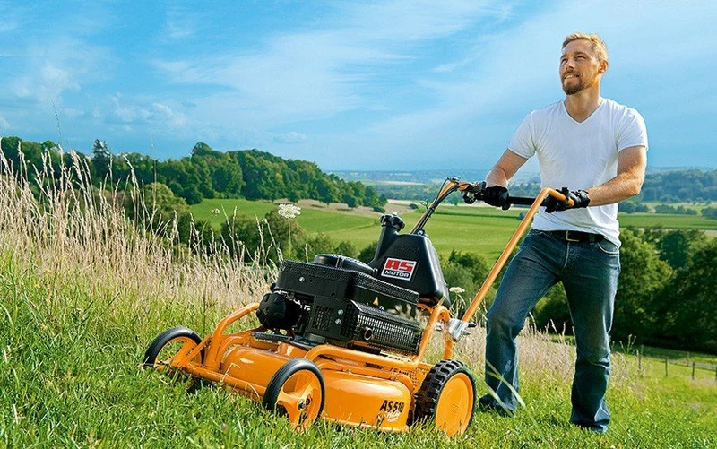 AS-Motor Benzin-Mulchmäher 510 ProClip 2T ES A 2in1 - Versandrückläufer