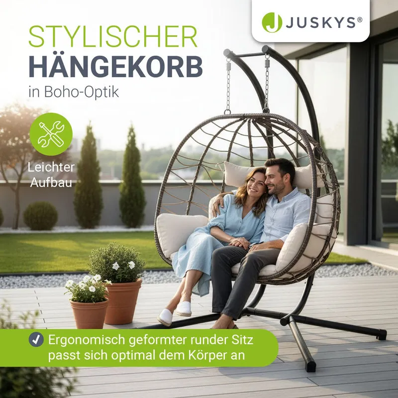 Polyrattan Doppelhängesessel Aria