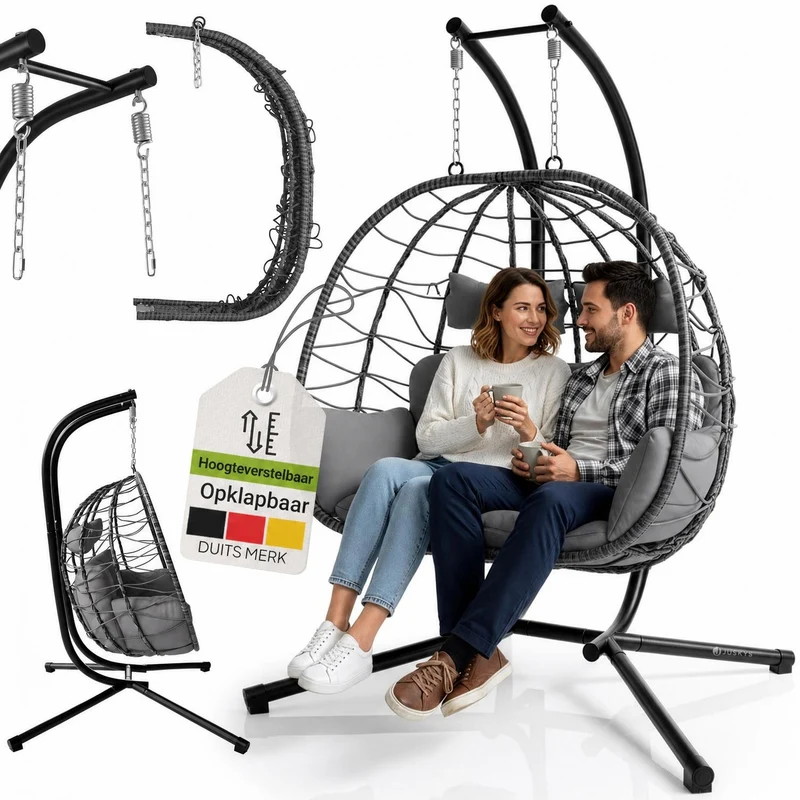 Polyrattan Doppelhängesessel Aria