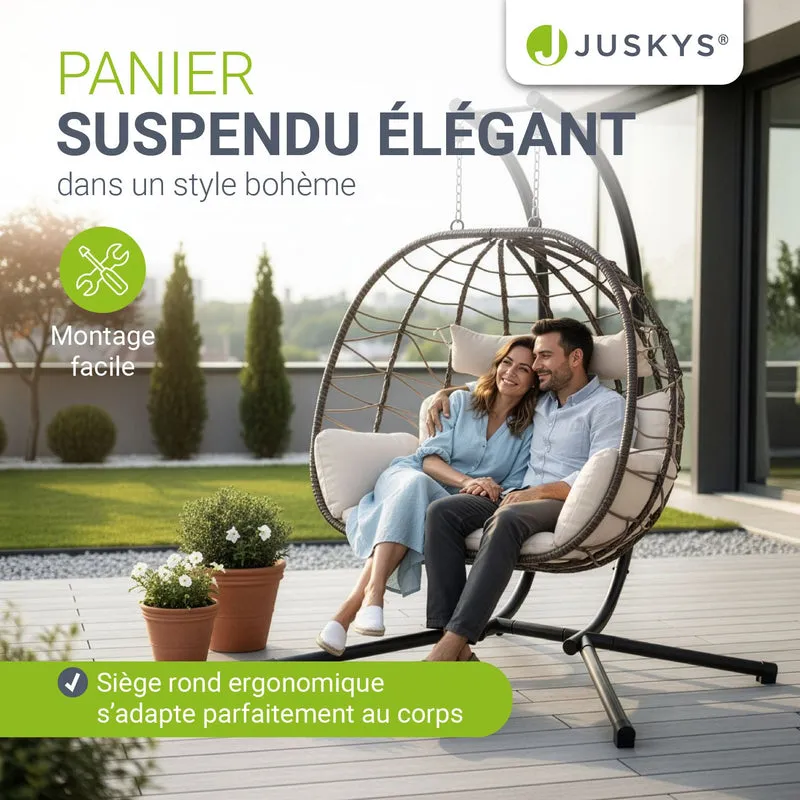 Polyrattan Doppelhängesessel Aria