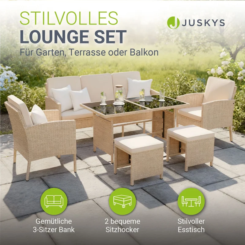 Rattan Sitzgruppe Turin