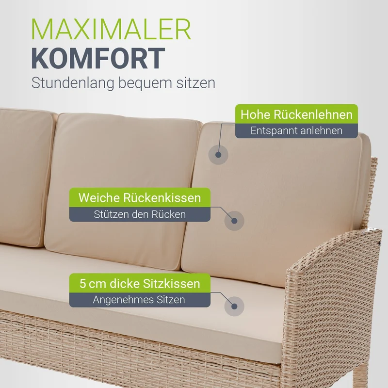 Rattan Sitzgruppe Turin