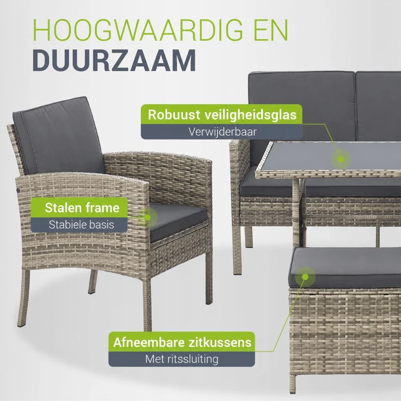 Rattan Sitzgruppe Turin