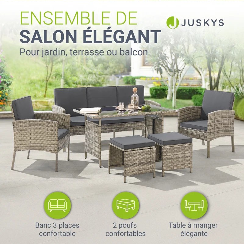 Rattan Sitzgruppe Turin