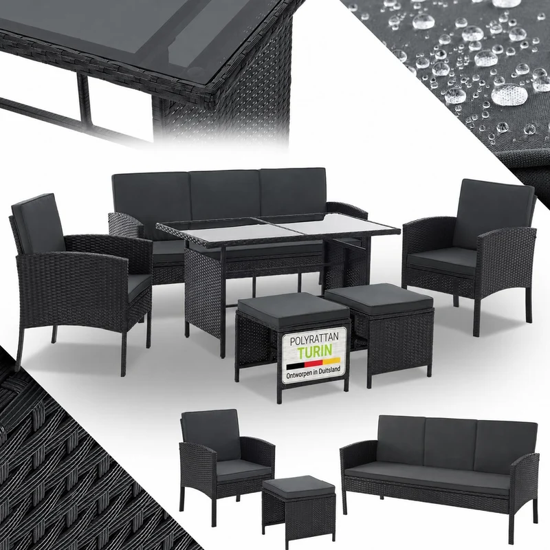 Rattan Sitzgruppe Turin