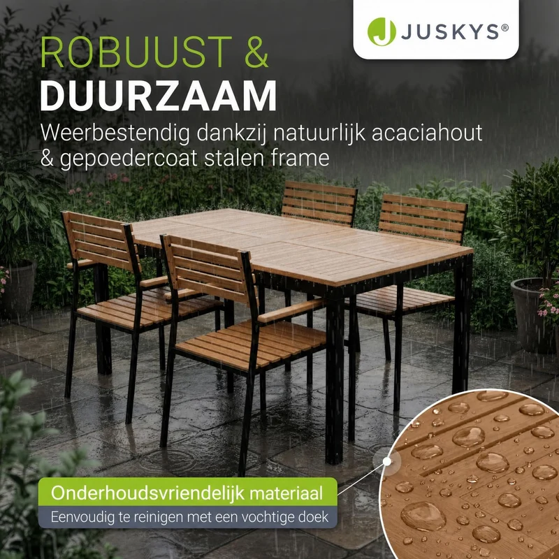 Akazienholz Gartengarnitur Rhodos