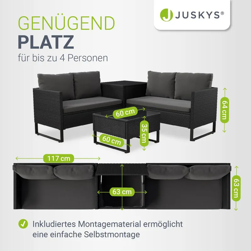 Gartenlounge für 4 Personen Santorini