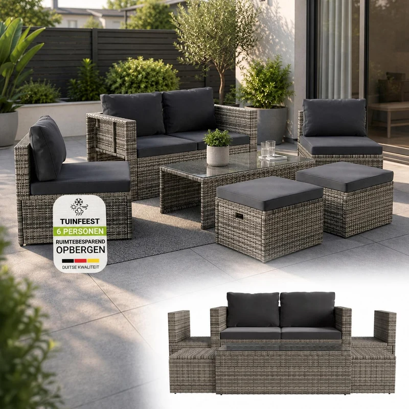 Polyrattan Lounge Salou