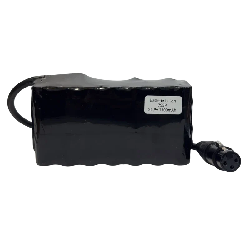 Batterie Li-ion 25.9V 10.5Ah 7S3P XLR femelle + chargeur trolley golf