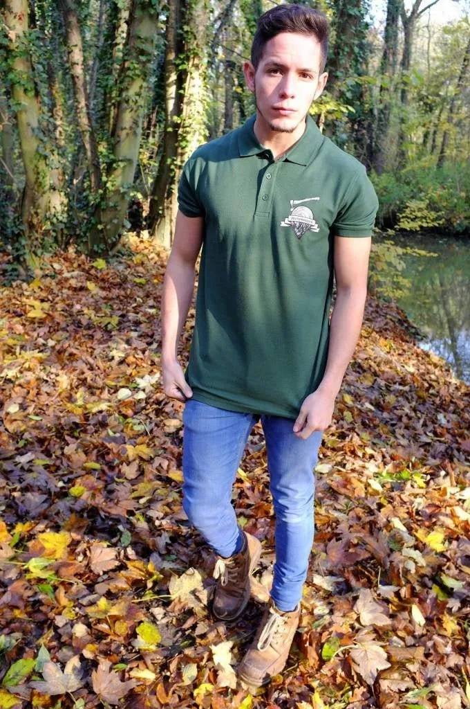 Poloshirt dunkelgrün