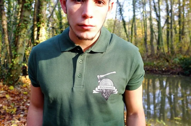 Poloshirt dunkelgrün