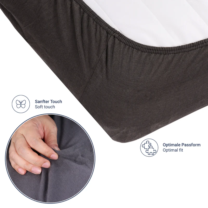 levandor® Spannbettlaken aus 100% Baumwolle (Farben & Größen wählbar)