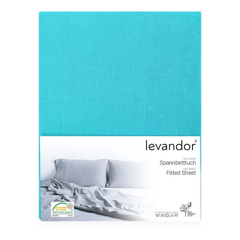 levandor® Spannbettlaken aus 100% Baumwolle (Farben & Größen wählbar)