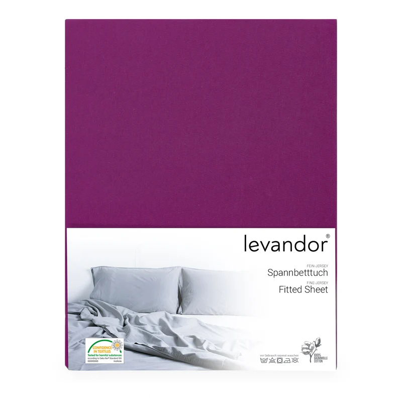 levandor® Spannbettlaken aus 100% Baumwolle (Farben & Größen wählbar)