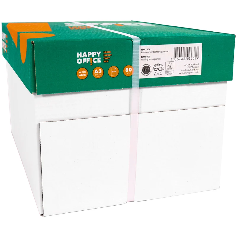 Belko® Kopierpapier Druckerpapier, DIN A3 weiß (Menge wählbar)