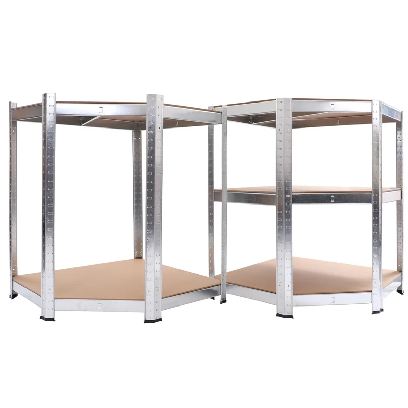 Belko® Schwerlast Eckregal CO210, 180x40x70x40x70 cm, , verzinkt - Lagerregal, Steckregal