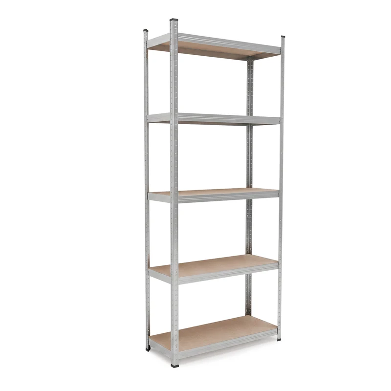 Belko® Schwerlastregal C120, 180x75x30 cm, 5 Böden, 70kg Tragkraft pro Boden, verzinkt - Lagerregal, Steckregal