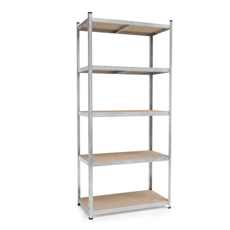 Belko® Schwerlastregal C118, 200x90x45 cm, 5 Böden, 200kg Tragkraft pro Boden, verzinkt - Lagerregal, Steckregal
