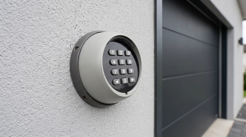 Belko® Wireless Keypad/Fernbedienung mit Zahlenfeld für Schwing- & Roll-Tore für Garagentor-Antrieb, 2 Kanal, 433 Mhz, Codetaster