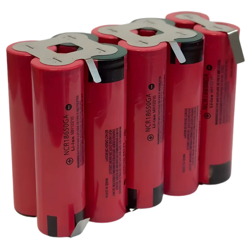 Batterie 5S2P Li-ion 18V / 21V 7Ah – 10x18650 avec pattes à souder