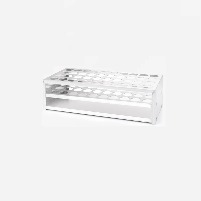 Reagenzglasständer mit 40 Fächern, Aluminium