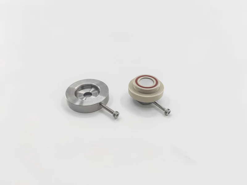 Raman-Testzelle für die Stirnfläche einer Festkörperbatterie, Modell GT16